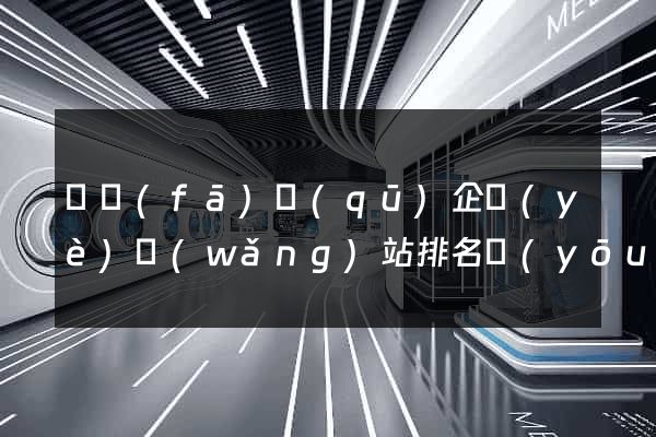 開發(fā)區(qū)企業(yè)網(wǎng)站排名優(yōu)化