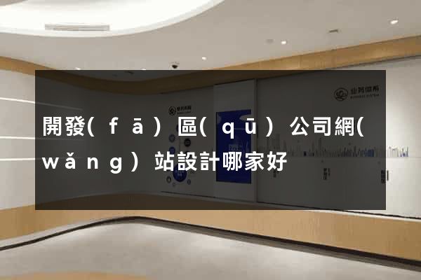 開發(fā)區(qū)公司網(wǎng)站設計哪家好