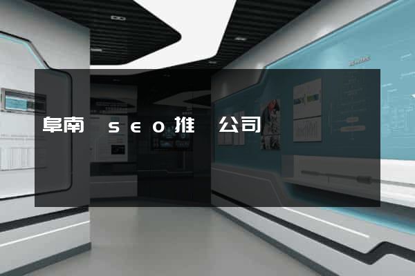 阜南縣seo推廣公司