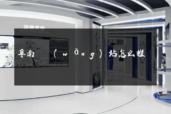 阜南縣網(wǎng)站怎么推廣