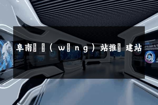 阜南縣網(wǎng)站推廣建站