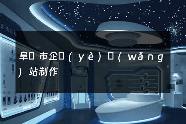 阜陽市企業(yè)網(wǎng)站制作
