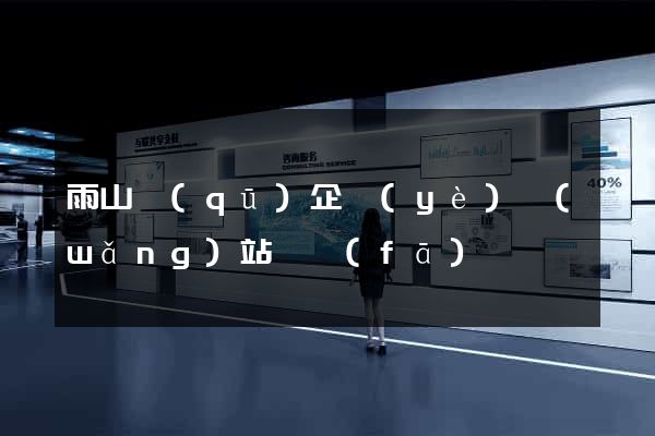 雨山區(qū)企業(yè)網(wǎng)站開發(fā)