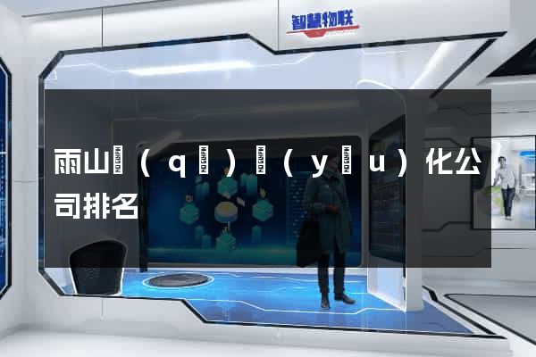 雨山區(qū)優(yōu)化公司排名