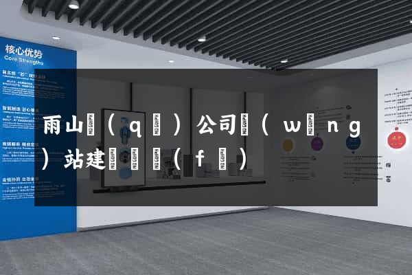 雨山區(qū)公司網(wǎng)站建設開發(fā)