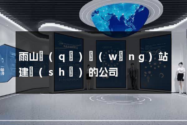 雨山區(qū)網(wǎng)站建設(shè)的公司