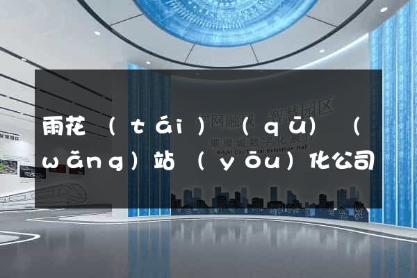 雨花臺(tái)區(qū)網(wǎng)站優(yōu)化公司