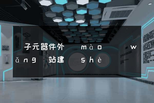 電子元器件外貿(mào)網(wǎng)站建設(shè)
