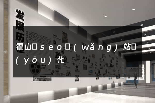 霍山縣seo網(wǎng)站優(yōu)化