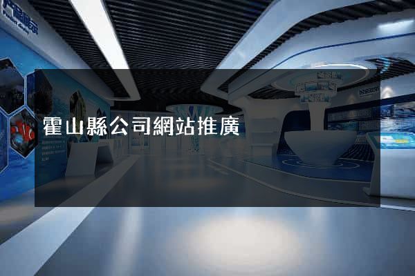 霍山縣公司網站推廣