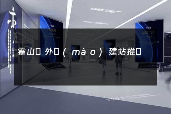 霍山縣外貿(mào)建站推廣