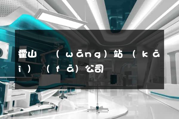 霍山縣網(wǎng)站開(kāi)發(fā)公司