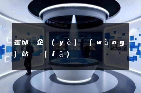 霍邱縣企業(yè)網(wǎng)站開發(fā)