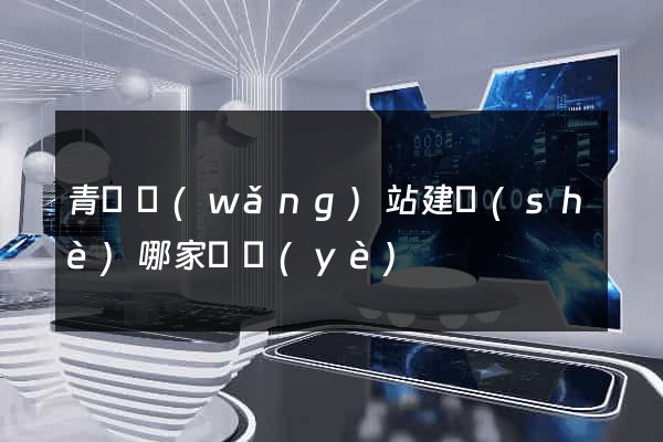 青島網(wǎng)站建設(shè)哪家專業(yè)