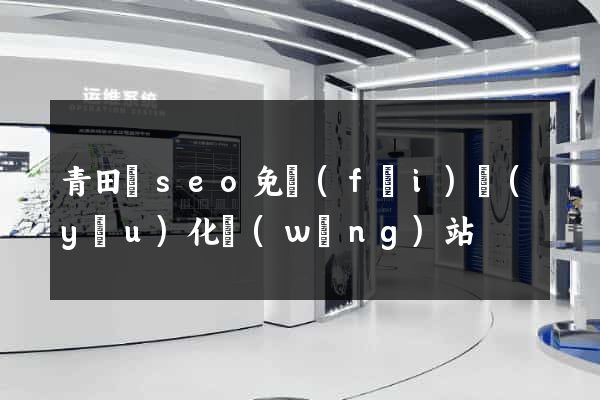 青田縣seo免費(fèi)優(yōu)化網(wǎng)站