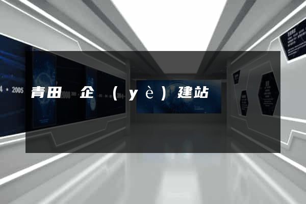 青田縣企業(yè)建站