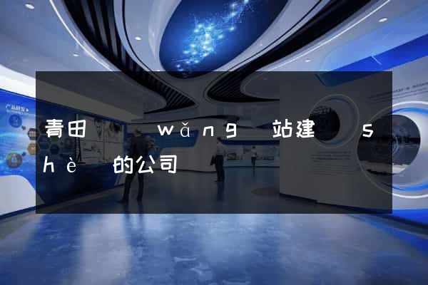 青田縣網(wǎng)站建設(shè)的公司
