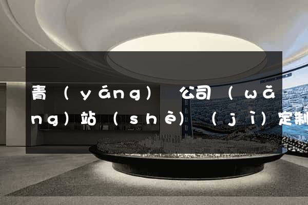 青陽(yáng)縣公司網(wǎng)站設(shè)計(jì)定制