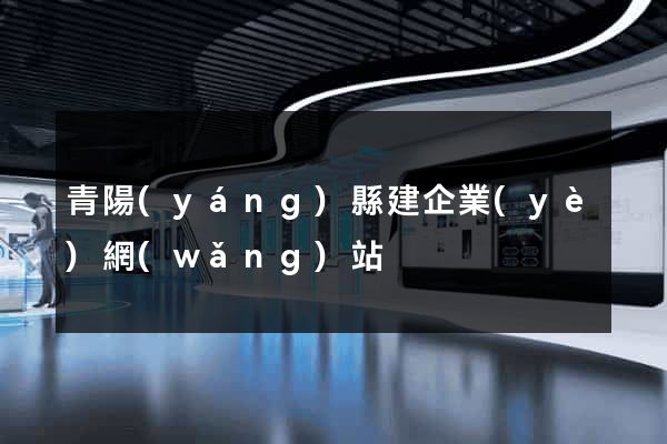 青陽(yáng)縣建企業(yè)網(wǎng)站