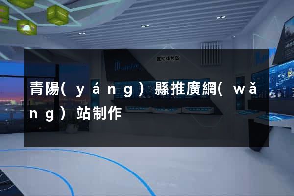 青陽(yáng)縣推廣網(wǎng)站制作