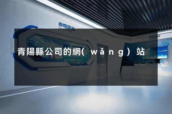 青陽縣公司的網(wǎng)站