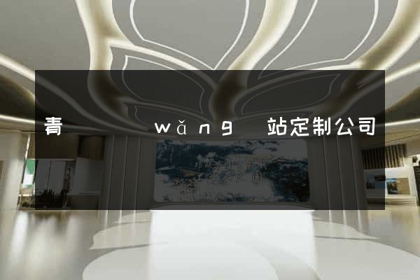 青陽縣網(wǎng)站定制公司