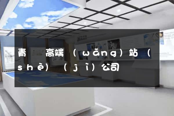 青陽縣高端網(wǎng)站設(shè)計(jì)公司
