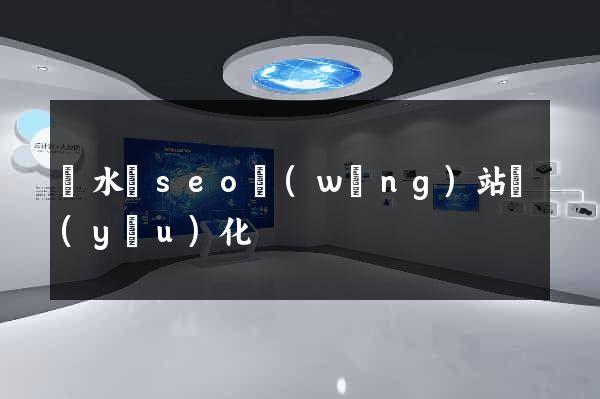 響水縣seo網(wǎng)站優(yōu)化