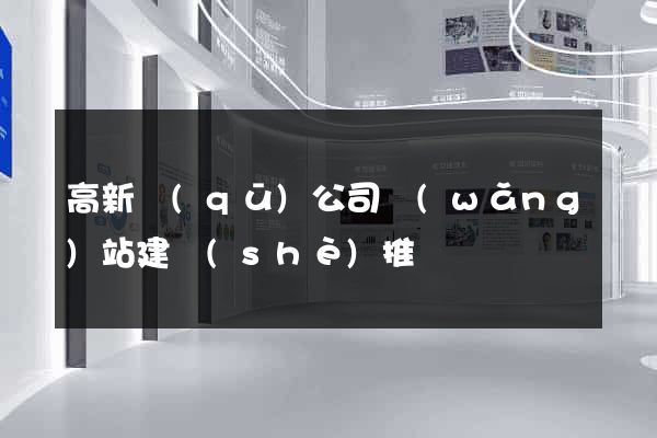 高新區(qū)公司網(wǎng)站建設(shè)推廣