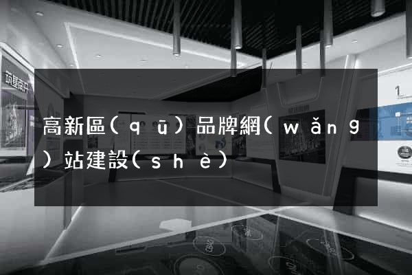 高新區(qū)品牌網(wǎng)站建設(shè)