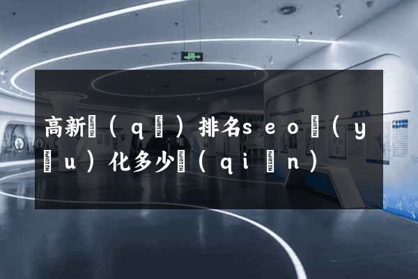 高新區(qū)排名seo優(yōu)化多少錢(qián)