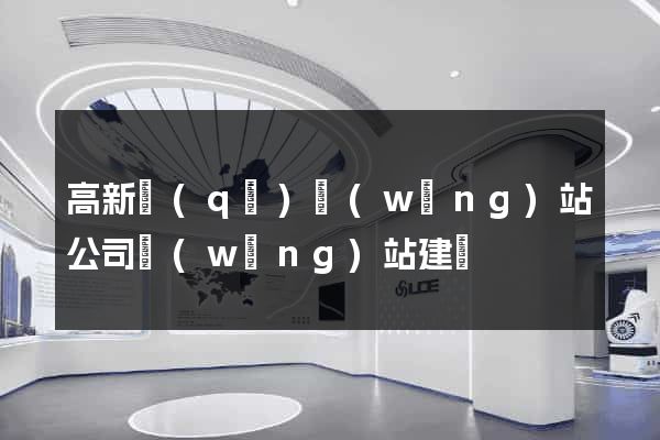 高新區(qū)網(wǎng)站公司網(wǎng)站建設