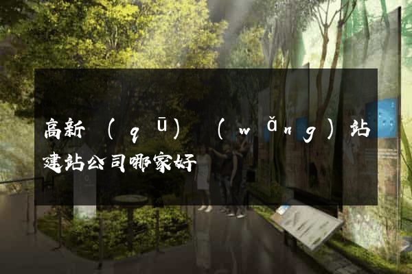 高新區(qū)網(wǎng)站建站公司哪家好