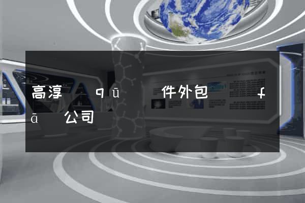 高淳區(qū)軟件外包開發(fā)公司