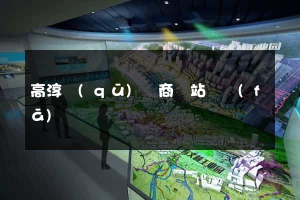 高淳區(qū)電商網站開發(fā)