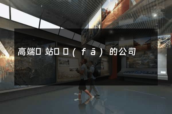 高端網站開發(fā)的公司