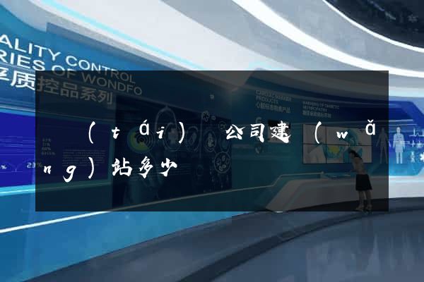 鳳臺(tái)縣公司建網(wǎng)站多少錢