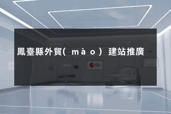 鳳臺縣外貿(mào)建站推廣