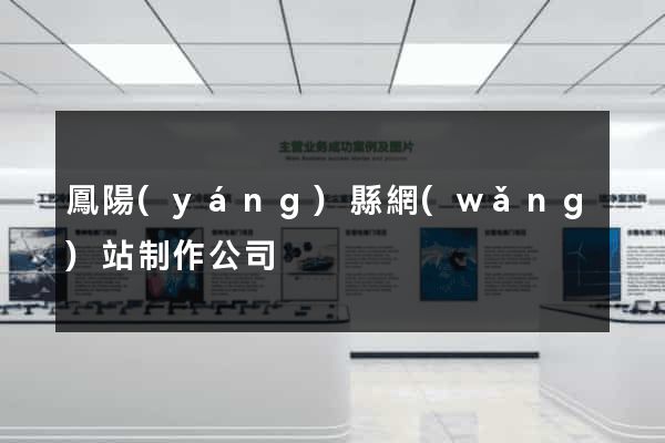 鳳陽(yáng)縣網(wǎng)站制作公司