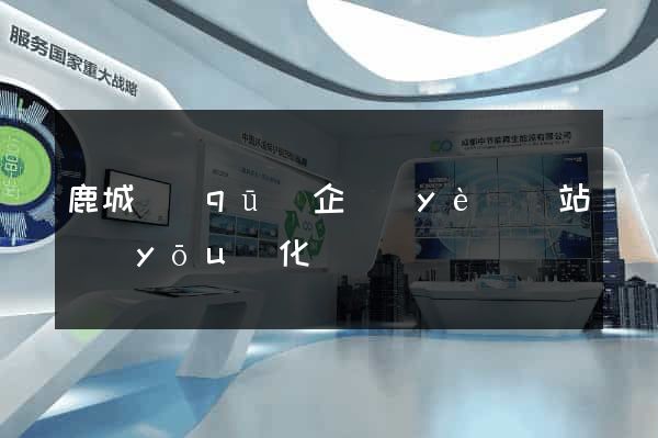 鹿城區(qū)企業(yè)網站優(yōu)化