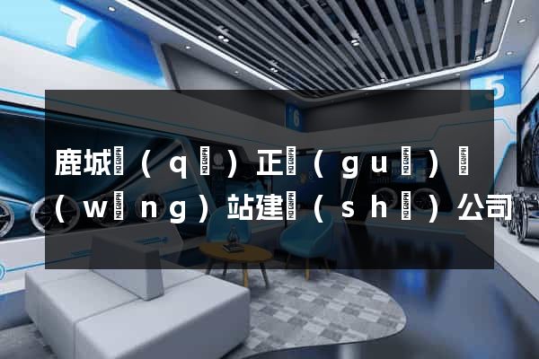 鹿城區(qū)正規(guī)網(wǎng)站建設(shè)公司