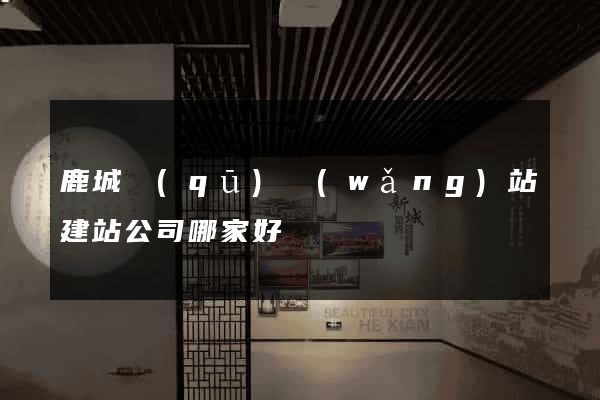 鹿城區(qū)網(wǎng)站建站公司哪家好