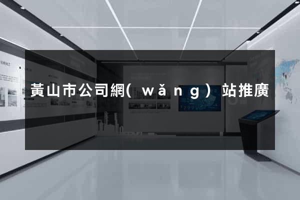 黃山市公司網(wǎng)站推廣