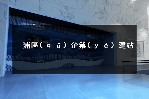 黃浦區(qū)企業(yè)建站
