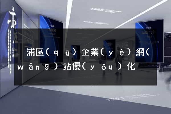 黃浦區(qū)企業(yè)網(wǎng)站優(yōu)化