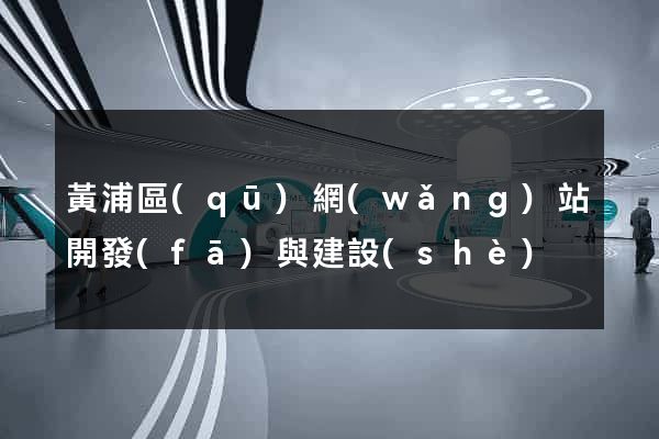 黃浦區(qū)網(wǎng)站開發(fā)與建設(shè)