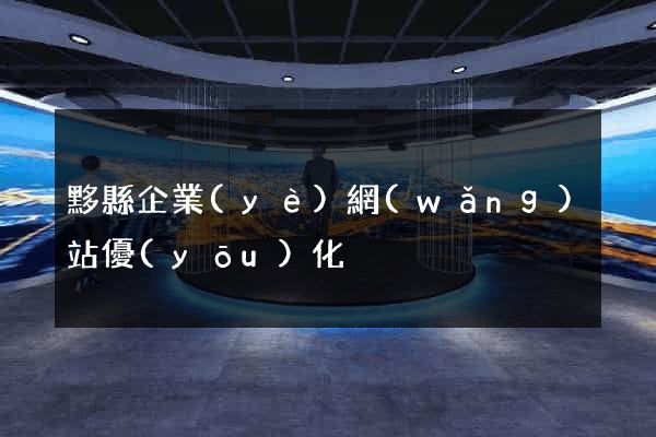 黟縣企業(yè)網(wǎng)站優(yōu)化