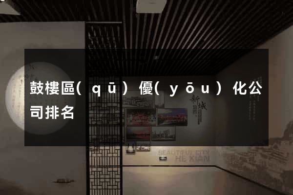 鼓樓區(qū)優(yōu)化公司排名