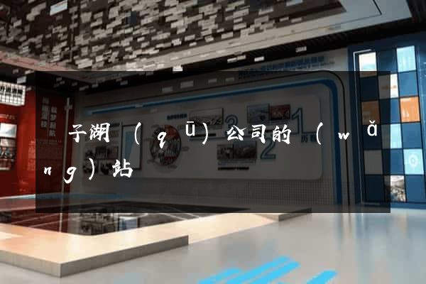 龍子湖區(qū)公司的網(wǎng)站