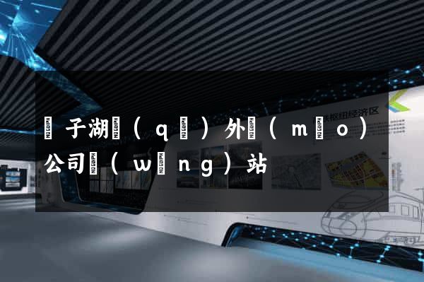 龍子湖區(qū)外貿(mào)公司網(wǎng)站